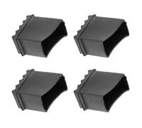 OSOLADY Protection Échelle Antidérapante 4pcs en Caoutchouc Noir, Accessoire Portable pour Pieds D'échelle Adapté aux Espaces Extérieurs et Usage Intérieur