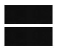 OSOLADY Protège-semelles Antidérapants en Silicone 27x10 Cm, Coussinets Ondulés Noirs Résistants à L'usure, à Découper pour Réparation et Protection de Semelles, du Bruit, Lot de 2 Set