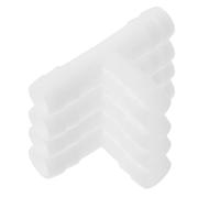 OSOLADY Raccord de Tuyau pour Unité de Climatisation Tri-voies en Plastique Blanc, 4 Pièces, Étanchéité Garantie sans Fuite, Adapté pour Tuyau de Drainage la Maison L'école