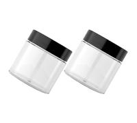 OSOLADY Récipient de voyage pour crème 2pcs 50ml en plastique PP robuste pour pommade et lotion, usage quotidien