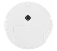 OSOLADY Robot Laveur Automatique Blanc Recharge Usb, Nettoyeur de Sols sans Fil, Robot Balai et Serpillère Portable pour Nettoyage Facile Sols - Aspirateur Robotisé Maison Cuisine