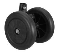 OSOLADY Roue pivotante pour déambulateur - Roulette de rechange pour rollator pour personnes âgées - Roue double de réparation pour déambulateur, usage intérieur/extérieur, 6,3 x 4,9 pouces