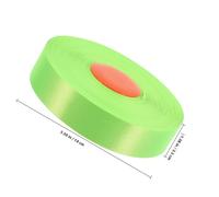 OSOLADY Ruban de Signalisation de Sécurité, Ruban de Délimitation Fluorescent Vert Clair en Polyester, Non Adhésif, 3cm X 91m, Réutilisable pour Délimiter les Limites Zones Dangereuses