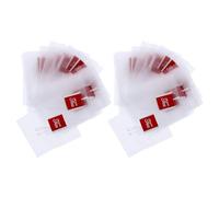 OSOLADY Sachets de Thé Filtre Jetables en Nylon Blanc, 100 Pièces, Structure en Filet pour Meilleure Perméabilité à L'eau, pour L'heure Thé L'après-midi