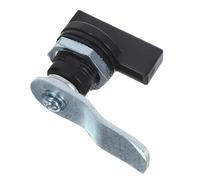 OSOLADY Serrure de Boîte de Distribution pour Gestion Organisée des Installations Électriques en Alliage de Zinc Ms406 Poignée Noire Verrou Polyvalent Facile à Utiliser