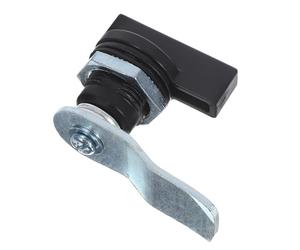OSOLADY Serrure de Boîte de Distribution pour Gestion Organisée des Installations Électriques en Alliage de Zinc Ms406 Poignée Noire Verrou Polyvalent Facile à Utiliser