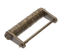 OSOLADY Serrure Rétro à Combinaison Style Chinois Ancien en Alliage de Zinc pour Coffres et Boîtes à Bijoux, pour Décoration et Présent Vintage