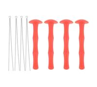 OSOLADY Sets de Sets de Protège-Doigts en Silicone Forte des Doigts Lot de 4 Accessoires Solide pour Tir à l'arc pour Chasse et Tir à l'arc