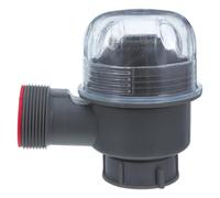 OSOLADY Siphon en P pour évier de cuisine - Siphon de remplacement transparent de 38 mm (1-1/2 po) pour tuyau de broyeur à déchets, débouchage, accessoire de plomberie à dégagement rapide