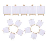 OSOLADY Small Canvas Frames With Easels 15 Sets For Painting Hobbies Students DIY Craft Blank Cloth Frames For Oil And Acrylic Artwork