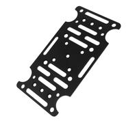 OSOLADY Support de Boîte aux Lettres en Acier Carbone Noir Structure Épaissie Trous de Montage Prépercés Surface Antidérapante pour Installation Murale à Domicile