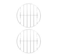 OSOLADY Support Panier Vapeur en Acier Inoxydable 2pcs pour Cuiseur Vapeur Domestique Facile à Nettoyer Grille Lisse Aliments