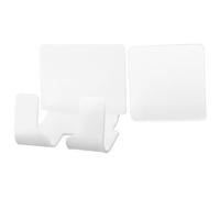 OSOLADY Support pour Câble Téléphone Portable en Acrylique Mural pour Blanc Rainures et Support de Chargement, pour Bureau Cuisine