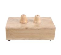 OSOLADY Support pour diapason, amplificateur de vibrations en bois de 18 cm, boîte à diapason à résonance acoustique pour démonstrations en classe, son apaisant, éducation musicale