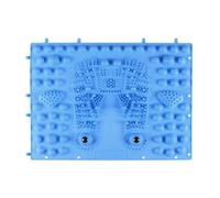 OSOLADY Tapis de Massage des Pieds en Tpe Bleu, Épais et Large, pour Stimuler Muscles et Dénouer Nœuds, pour Bureau et Maison
