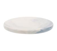 OSOLADY Tapis de Sceau de Cire Rond Céramique Bleu Résistant Chaleur Plaque de Démoulage Lisse pour Tampon Cire à Sceller Outil DIY Polyvalent pour Cachet et Sous