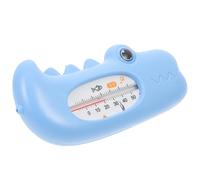 OSOLADY Thermomètre de Bain Numérique Bébé Écran LCD Dessin Animé Crocodile Bleu Thermomètre Flottant pour Bain Sécurisé et Mesure Précise Température de L'Eau