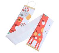 OSOLADY Toise Murale Pour Garçon Et Filles Tableau Des Tailles Décoratif En Tissu Polyester Motif Girafe Rose Mesure Taille Garçon Et Filles Éducative Amovible