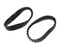 OSOLADY Traces de pneus pour Piscine, Chenille pour Zodiac MX8, Caoutchouc Noir, Lot de 2, Accessoire de Piscine, Installation Facile