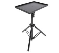 OSOLADY Trépied pour Projecteur Réglable en Métal Plateau Plat Noir, Support Stable pour Ordinateur Portable et Tablette, pour Home Cinéma