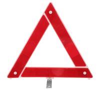 OSOLADY Triangles de Signalisation Pliables pour Voiture 2pcs en Plastique Abs Bandes Réfléchissantes Rouges, Portables et Stables, pour Urgence et Bord de Route