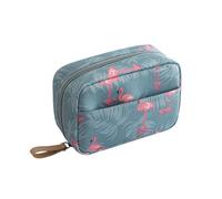 OSOLADY Trousse de Maquillage Flamingo Portable en Dacron Fermeture Éclair, Mini Paquet de Lavage Imperméable pour Voyage et Usage la Maison