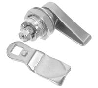 OSOLADY Verrou à Came Facile à Utiliser en Acier Inoxydable Poignée Palette Argenté pour Boîte à Outils et Armoire Électrique pour Usage Intérieur et Domestique