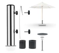 osoltus Support Universel en Acier Inoxydable pour Parasol en Granit 30/40 kg