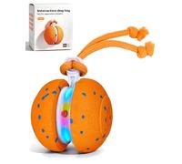 osou Jouet interactif pour chien, balle roulante pour chien avec corde, 2 modes de vitesse, activé par le mouvement, coque en ETPU sans danger pour les animaux de compagnie, jouet à déplacement