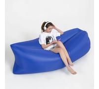 OSOYIILR Canapé gonflable, chaise longue de camping, hamac imperméable pour la plage, le jardin, la piscine, la randonnée, les pique-niques, chaise gonflable portable pour se détendre et voyager