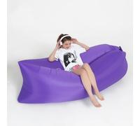 OSOYIILR Canapé gonflable, chaise longue de camping, hamac imperméable pour la plage, le jardin, la piscine, la randonnée, les pique-niques, chaise gonflable portable pour se détendre et voyager