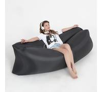 OSOYIILR Canapé gonflable, chaise longue de camping, hamac imperméable pour la plage, le jardin, la piscine, la randonnée, les pique-niques, chaise gonflable portable pour se détendre et voyager