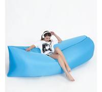 OSOYIILR Canapé gonflable, chaise longue de camping, hamac imperméable pour la plage, le jardin, la piscine, la randonnée, les pique-niques, chaise gonflable portable pour se détendre et voyager