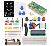OSOYOO Kit d'apprentissage de Programmation matérielle Python pour Raspberry Pi Pico Tutoriels de Programmation Graphique et MicroPython | Inclut Raspberry Pi Pico avec connecteur pré-soudé