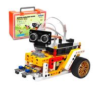 OSOYOO STEM Building Robot Car Kit for Arduino as Toy Gift for Teenagers Up with Over 400 Blocks to Learn Program Electronic Circuits IOT Mechanical