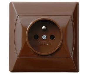 Ospel Akcent marron - prise simple (+0) GP-1AZ/24