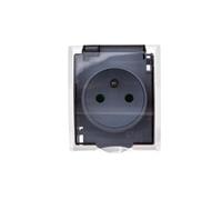 Ospel GNH-1HZP/00/d Prise de courant Blanc IP44 16 A 60 mm 52 mm 70 mm