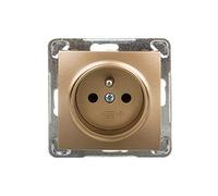 Ospel GP-1YZ/m/28 Prise de courant Or IP20 16 A 71 mm 37 mm 71 mm