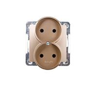 Ospel GP-2YR/m/28 Prise de courant Or IP20 16 A 71 mm 45 mm 71 mm