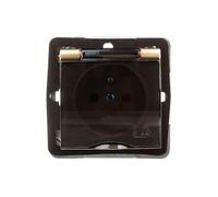 Ospel GPH-1YZ/m/28/d Prise de courant Or IP44 16 A 71 mm 44 mm 71 mm