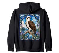 Osprey Art Nouveau Motif Oiseau de Proie Sweat à Capuche