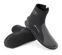 Osprey Bottes de plongée pour adulte | Bottes en néoprène avec fermeture éclair de 5 mm pour sports nautiques avec bout et talon renforcés, plusieurs tailles, noir