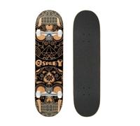 Osprey Candy Skull skateboard unisexe 79 x 20 cm marron
