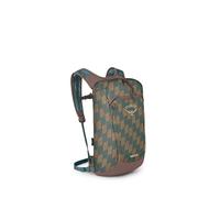 Osprey Daylite Cinch Backpack, Kazuma Print/Magma Brown