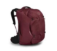 Osprey Fairview Sac à dos de voyage pour femme, 55 L, rouge foncé (Zircon Red)