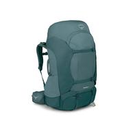 Osprey Fairview Trek Sac à dos de voyage pour femme 70L - Sac à dos hybride et sac de voyage avec organisation interne, bleu cascade, bleu torrent