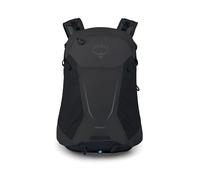 Osprey Hikelite Sac de randonnée unisexe, 18L, Raven Black | Sac à dos, sac de voyage, sac de camping, housse de pluie, transport par temps humide, couleur noire, taille OS