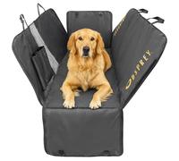 Osprey Housse de siège arrière de Voiture en Tissu recyclé imperméable avec fenêtre en Maille, Rabats latéraux et Poche, Ajustement Universel pour Chiens, Enfants, Voyages et journées à la Plage