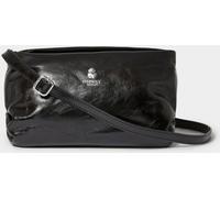 Osprey London Osprey London Black The Carina Leather Shrug Bag