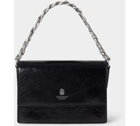 Osprey London OSPREY LONDON Black The Chunky Chain Mini Leather Clutch